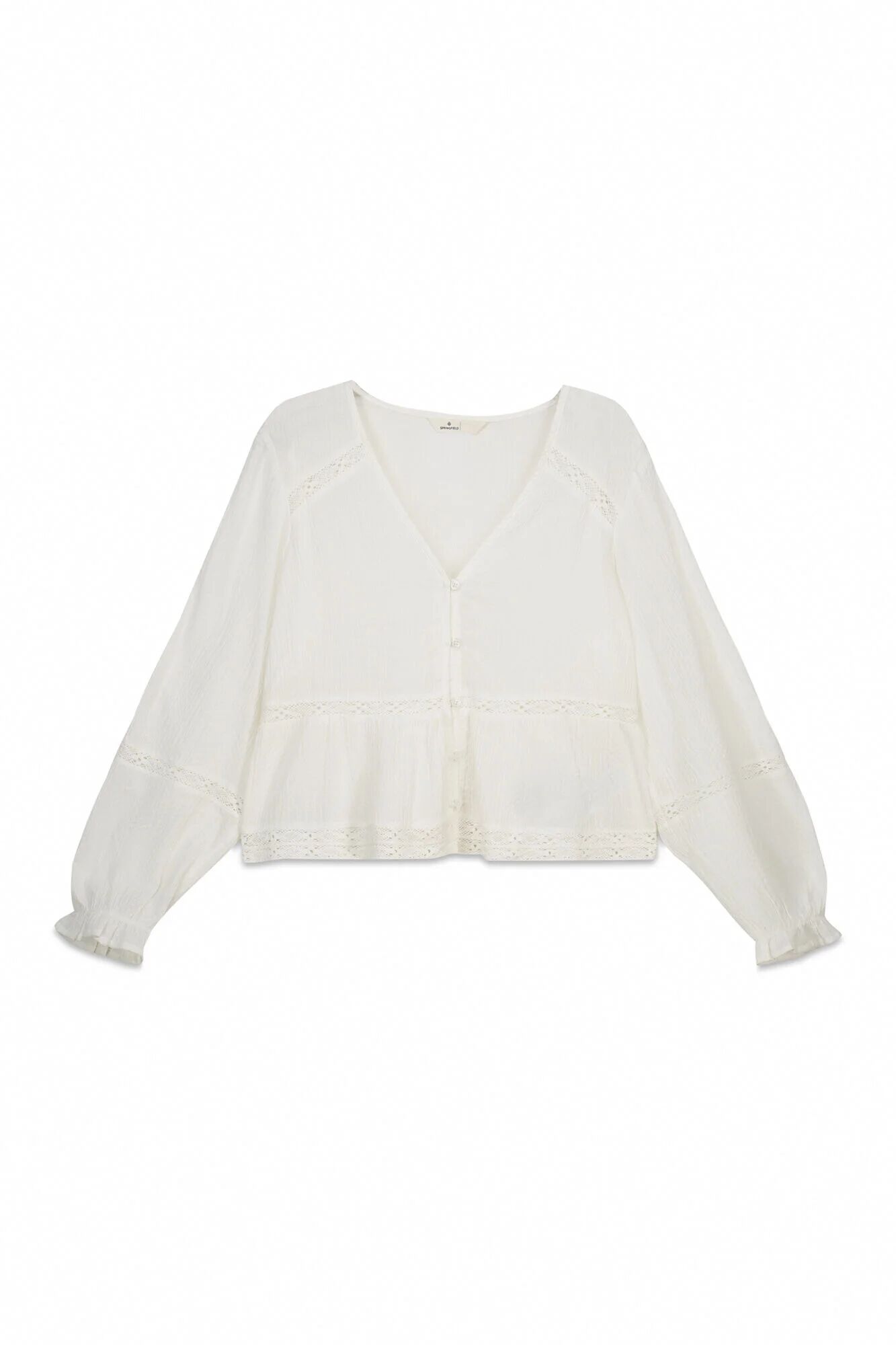 Chemise En Coton À Rayures Romantique thumbnail 1