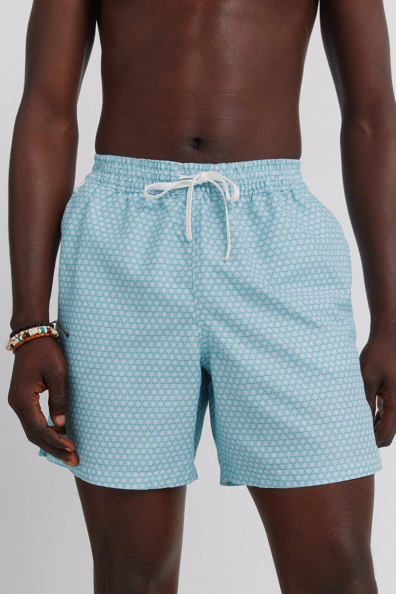 Maillot De Bain À Imprimé Géométrique