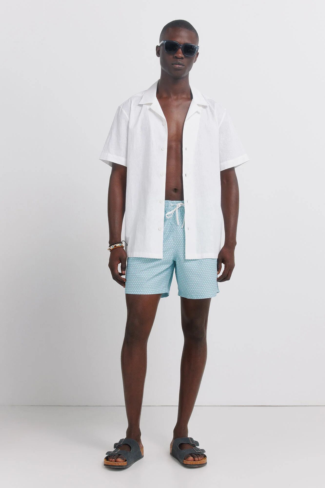 Maillot De Bain À Imprimé Géométrique