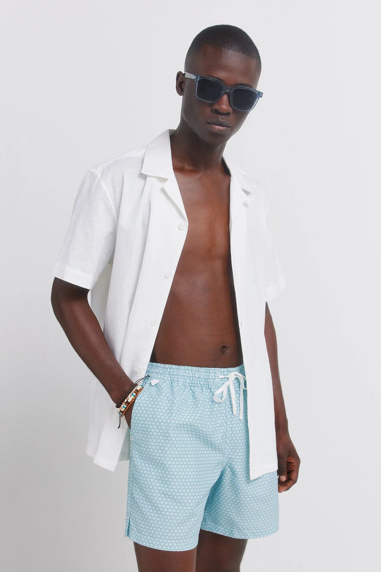 Maillot De Bain À Imprimé Géométrique thumbnail 3