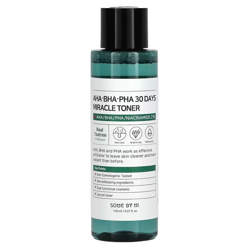 Toner Miracle 30 Jours Aux Aha, Bha Et Pha