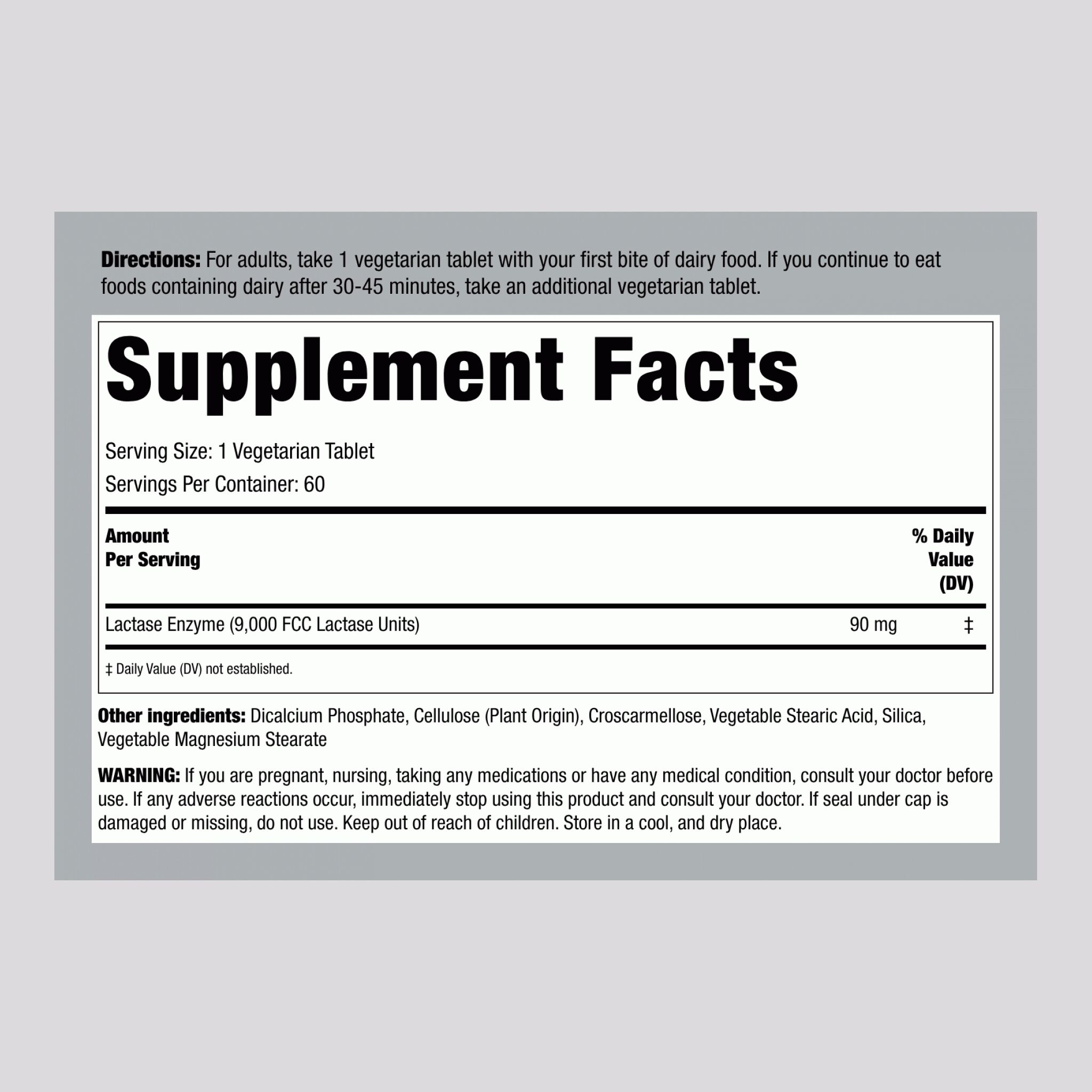 Super Digest - Lactase Enzyme 8000 Unités Fcc