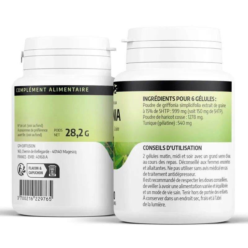 Gph 5 - Htp Griffonia Extrait 166 Mg