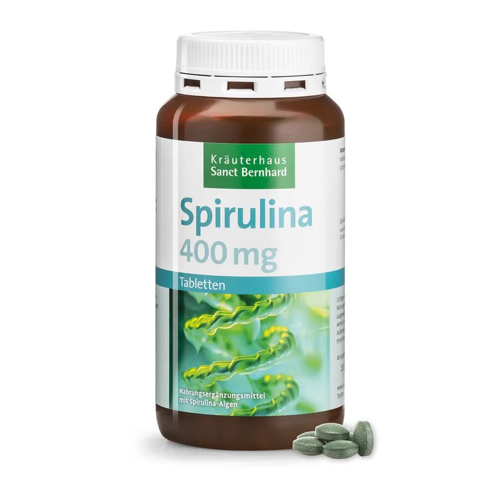 Spirulina Platensis 400 Mg Microalgue Bleue - Verte Vegan thumbnail 1