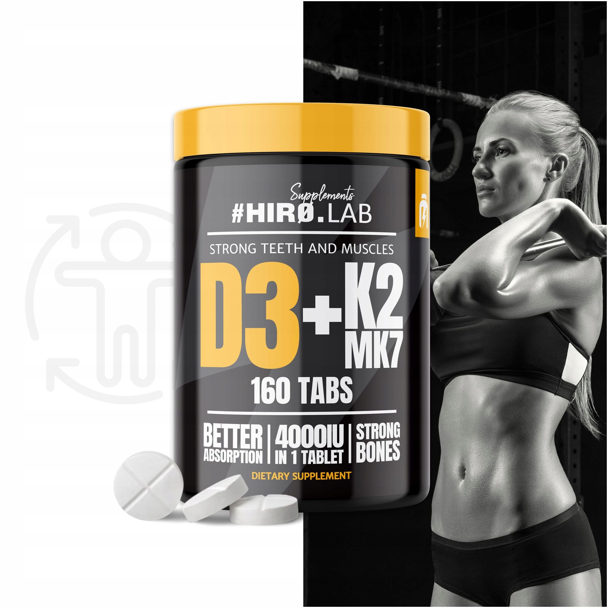 Vitamine D3 4000 Ui + K2 Mk7  thumbnail 4
