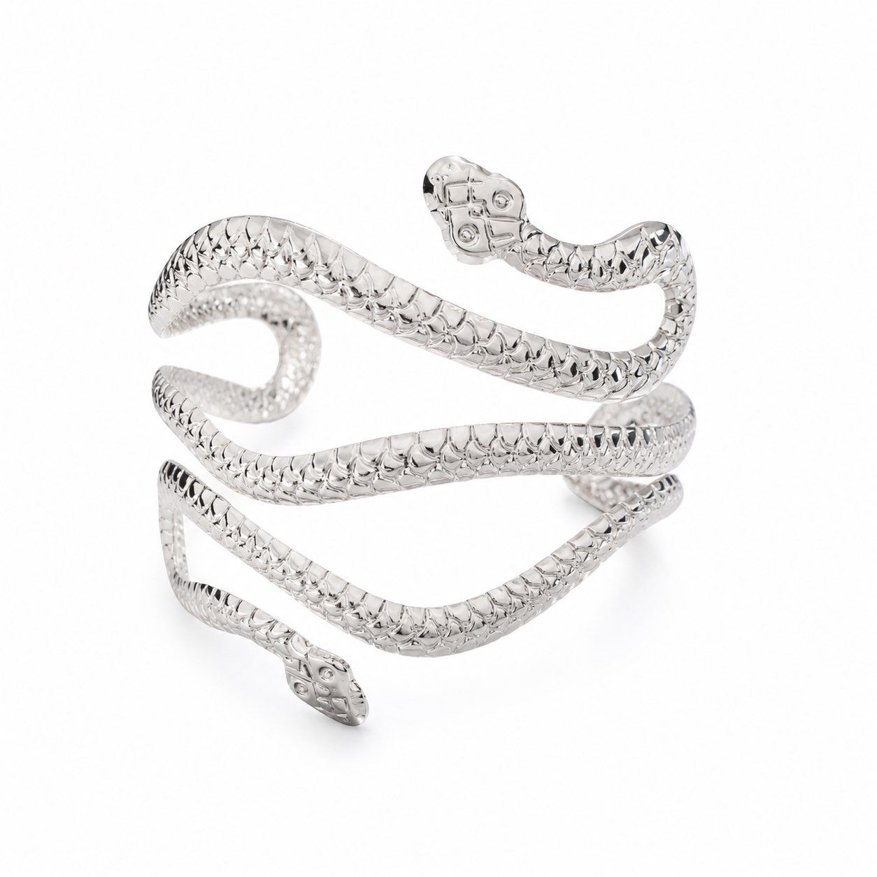 Manchette Serpent Argent