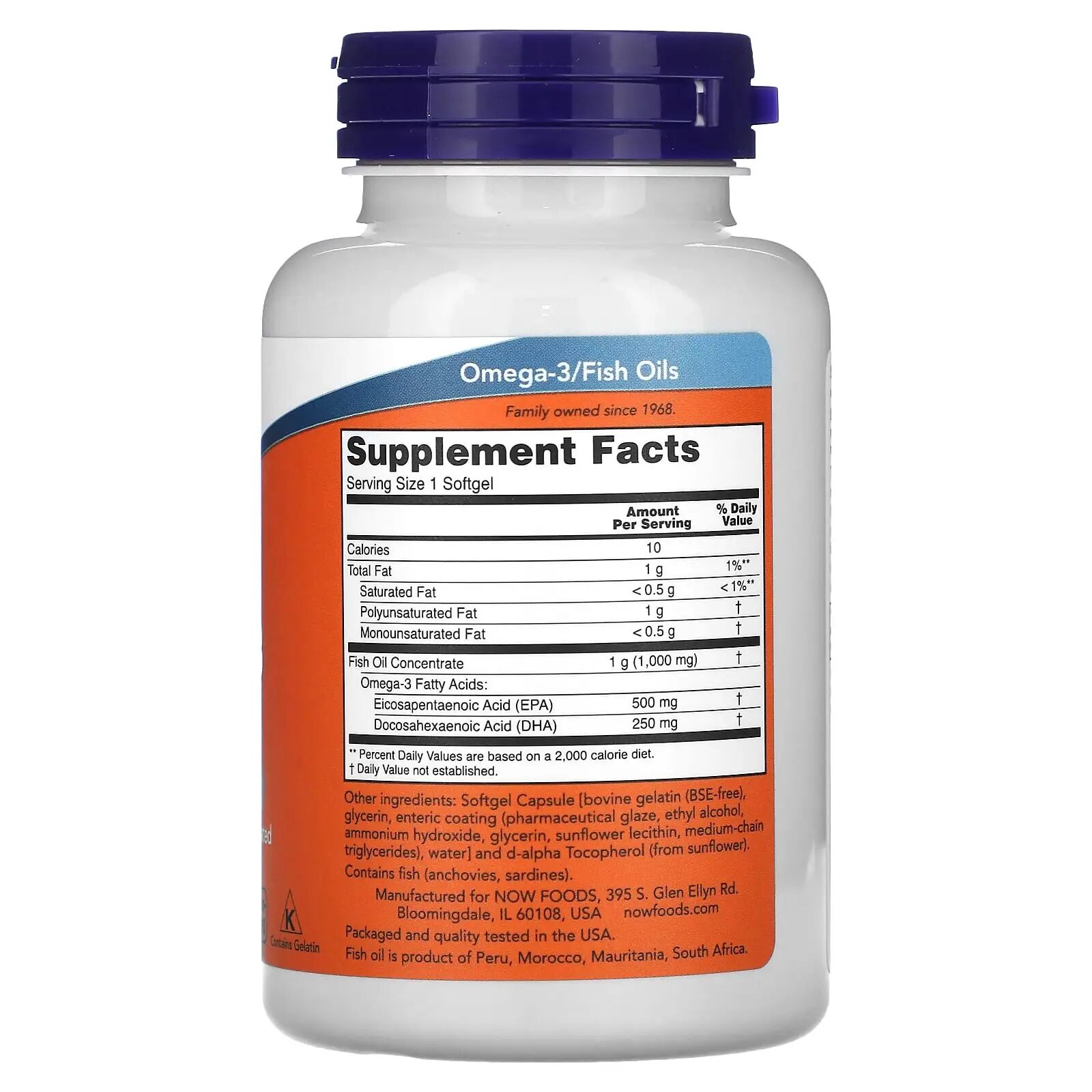 Ultra Oméga 3 Huile De Poisson – 90 Capsules