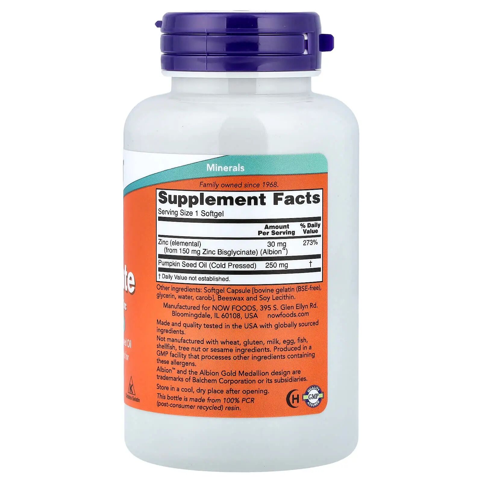Zinc Glycinate 30 Mg 