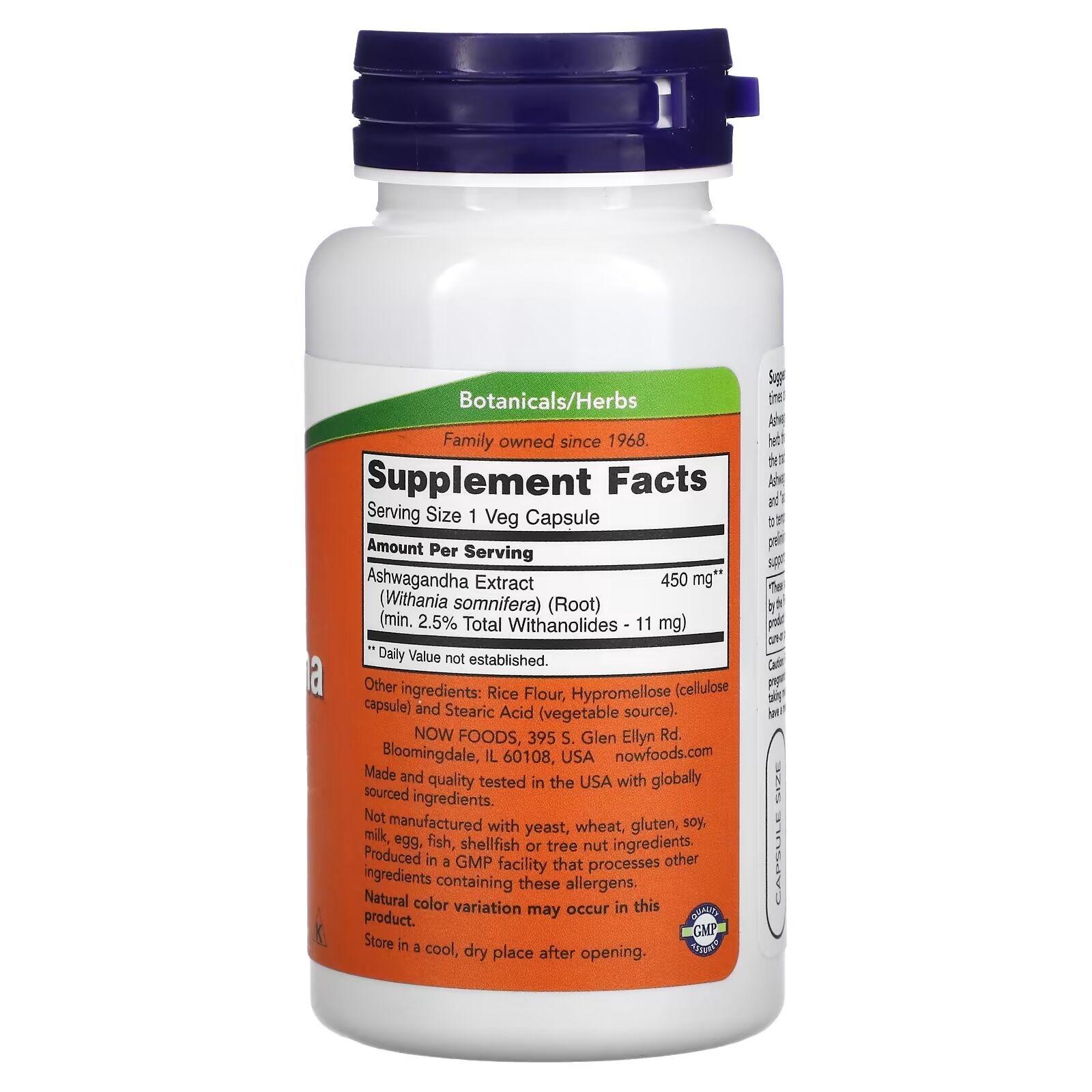 Ashwagandha Extrait Standardisé 450 Mg
