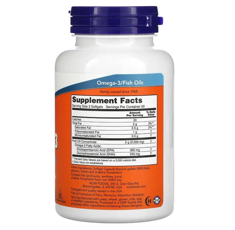 Oméga 3 180 Epa / 120 Dha