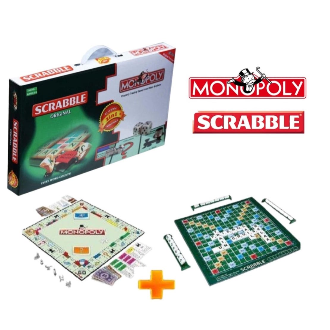 Monopoly Scrabble 2 En 1