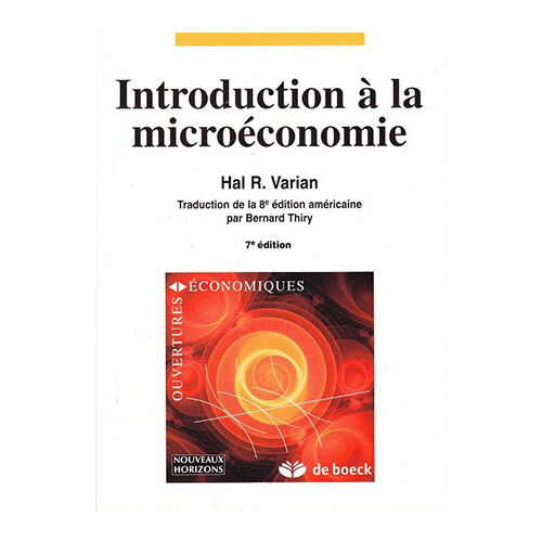 Introduction À La Microéconomie 7e Édition