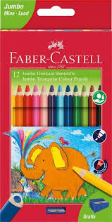 Crayons Couleurs Jumbo Triangulaires