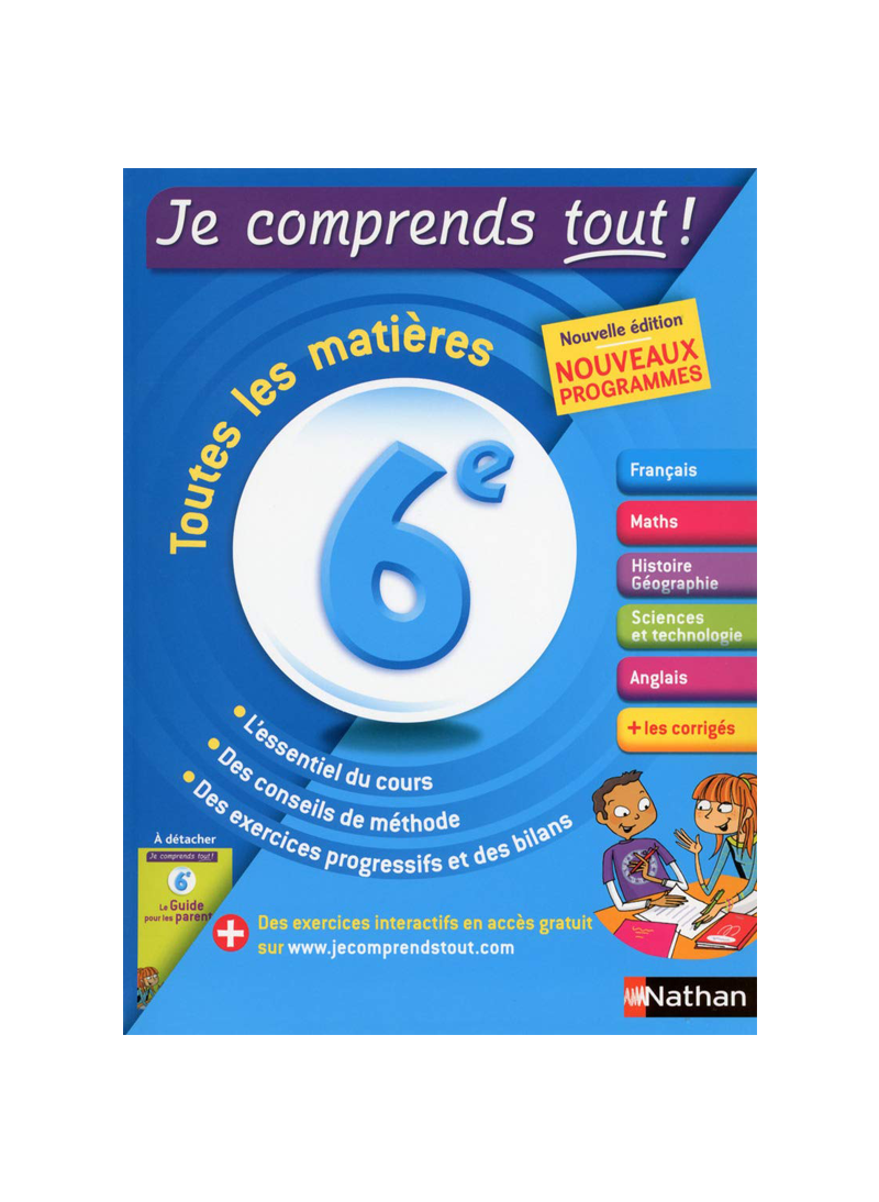 Je Comprends Tout 6éme