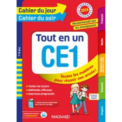 Cahier Du Jour Cahier De Soir Tout En Un Ce1