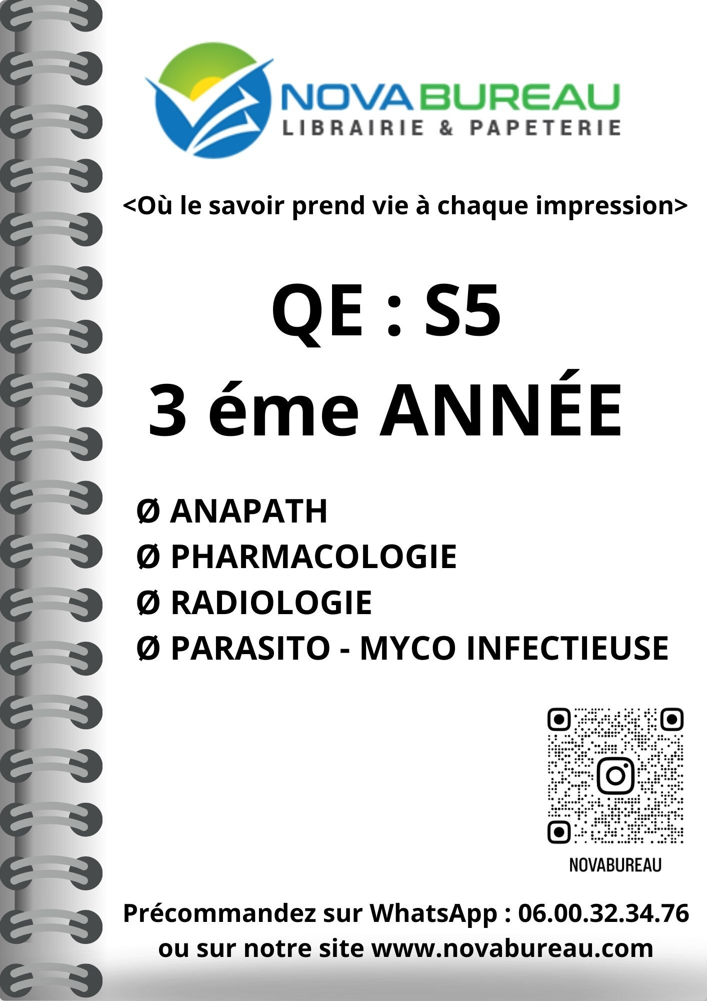 Qe S5 Médecine Générale FMPM Une Spirale