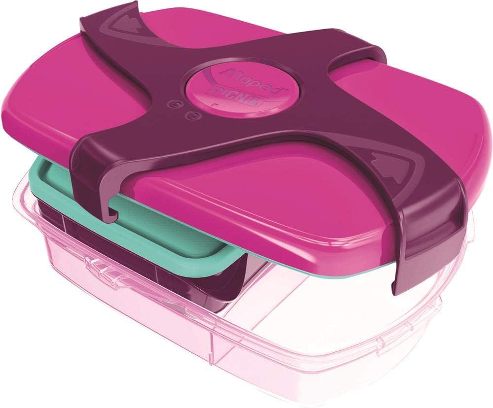 Boite Repas Lunch Box 3 Compartiment Picnik Couleur Aléatoire thumbnail 1