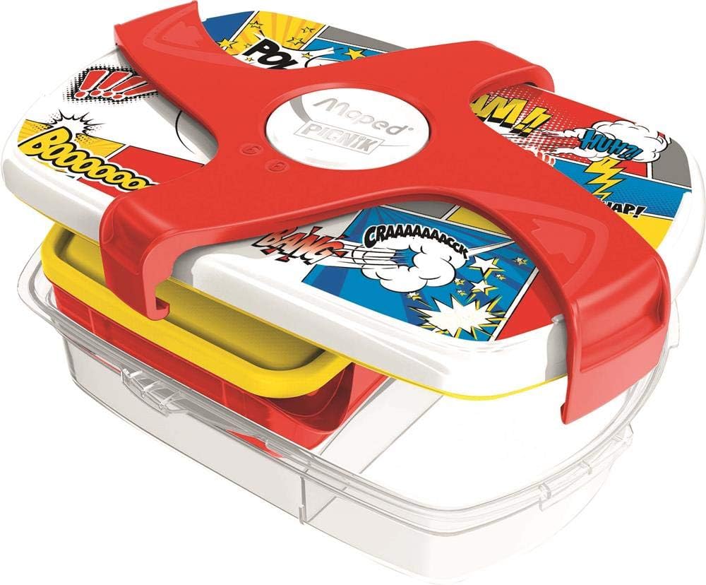Boite Repas Lunch Box 3 Compartiment Picnik Couleur Aléatoire thumbnail 4
