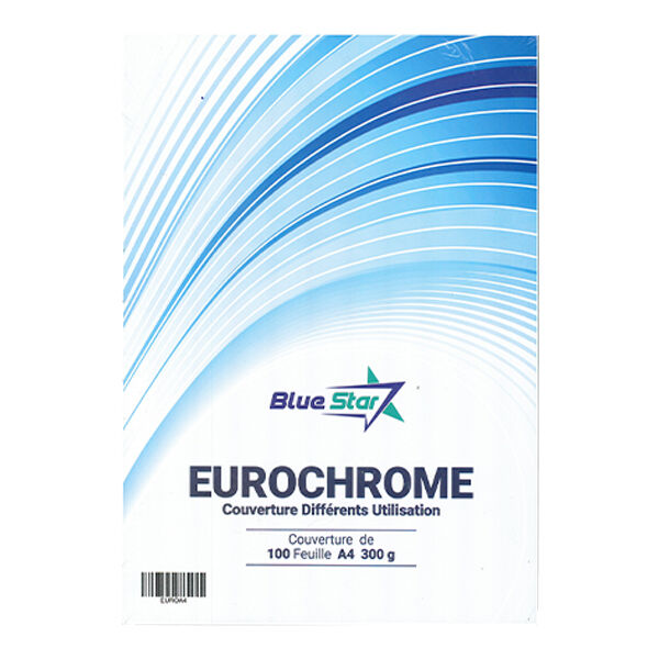 Couverture Cartonnée Eurochrome A4 Lisse Blanc Boost Office