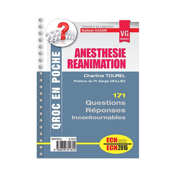 Anesthésie Réanimation Qroc En Poche