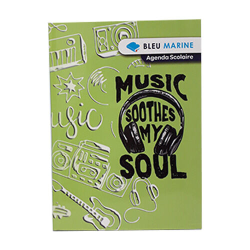 Agenda Scolaire Format 12.5 × 17 Bleu Marine Réf. 5007985