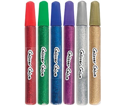 Colle Pailletée De 6 Couleurs En Blister Réf. Ms24e00