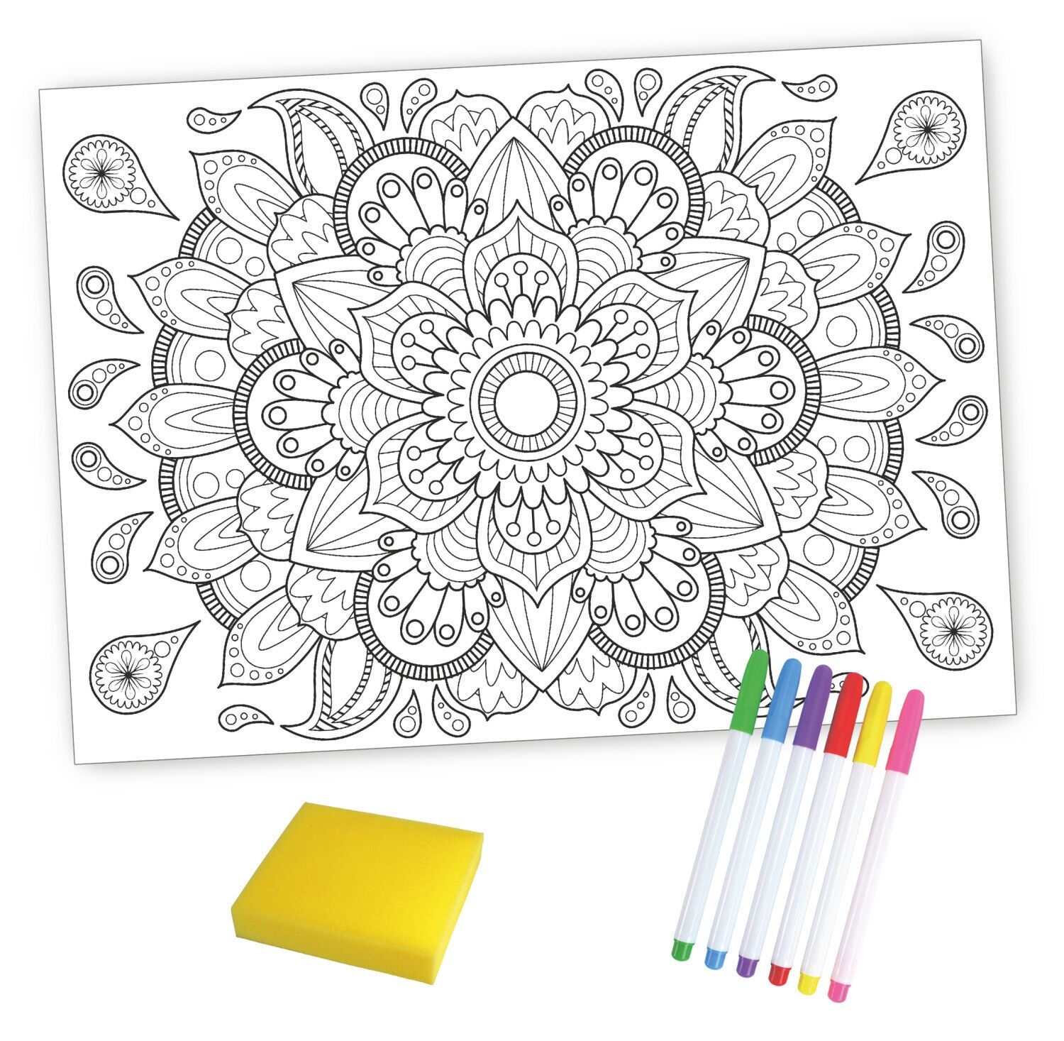 Set De Coloriage Feutres 13 Pcs 