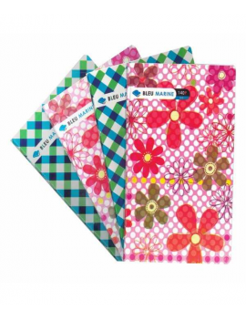 Carnet Polypro Bleu Marine 140 Pages 5 × 5