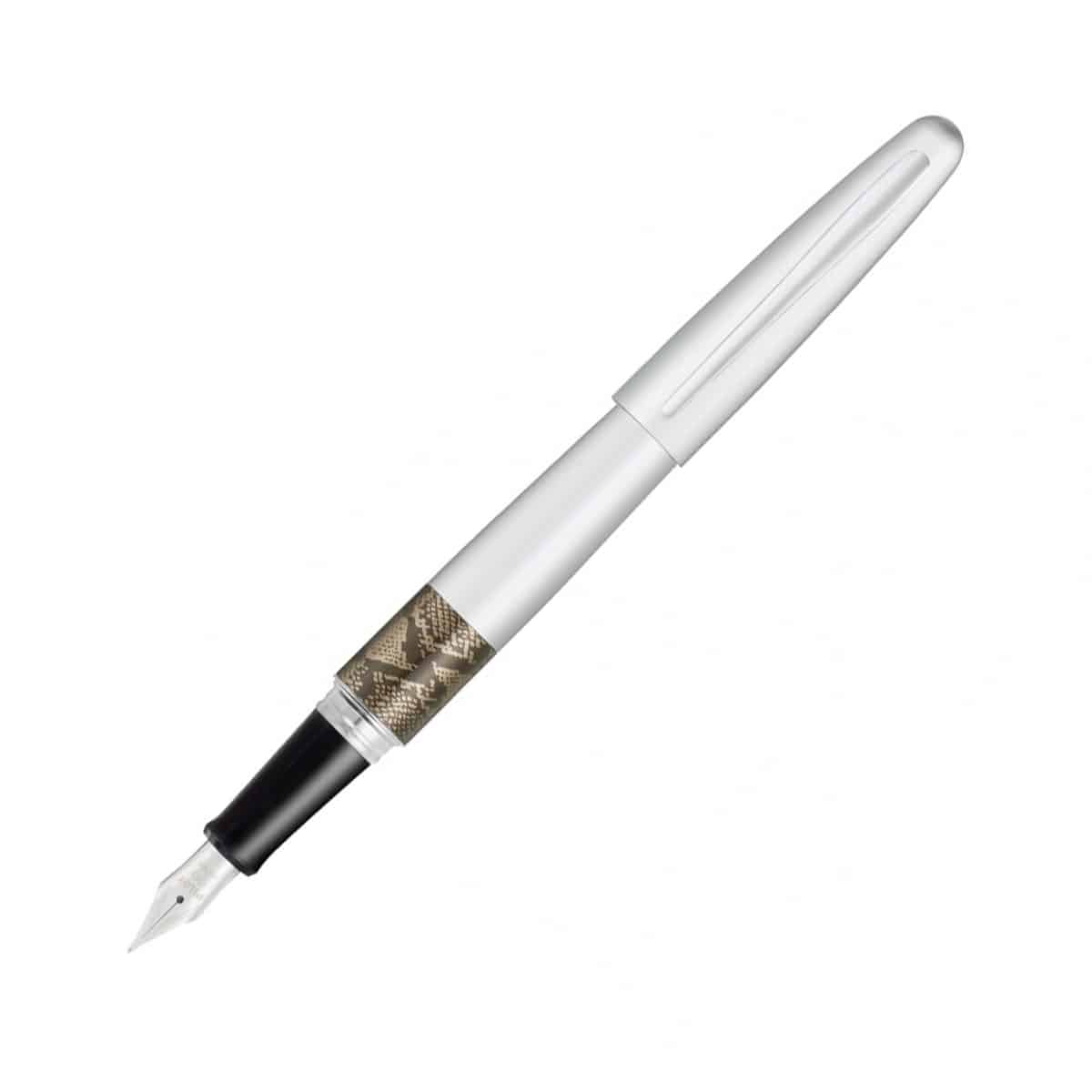 Pilot-mr - Fountain Pen - Silver Python - Medium Nib