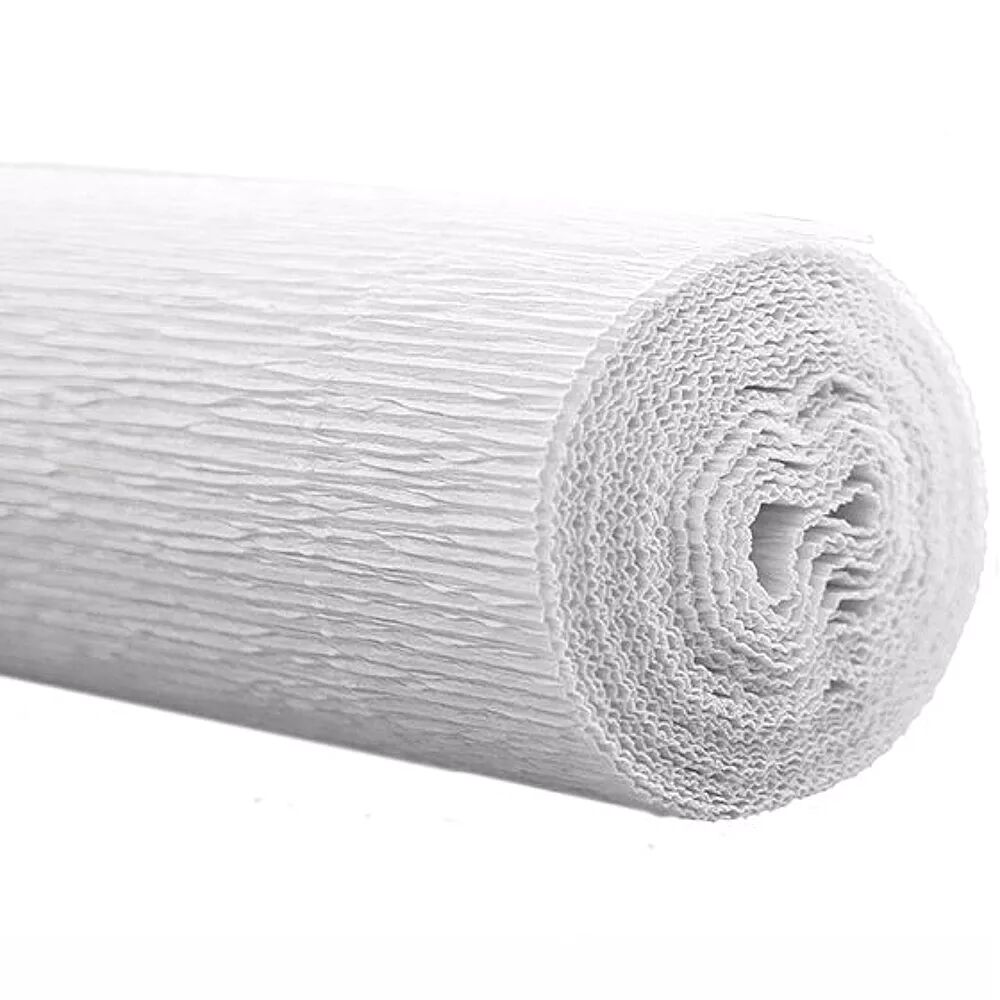 Papier Crépon Couleur Blanc