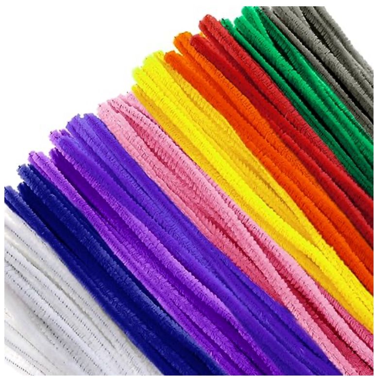 Fil À Chenille 100 Pièces 6mm X 30cm Mashmalow C1560-0515