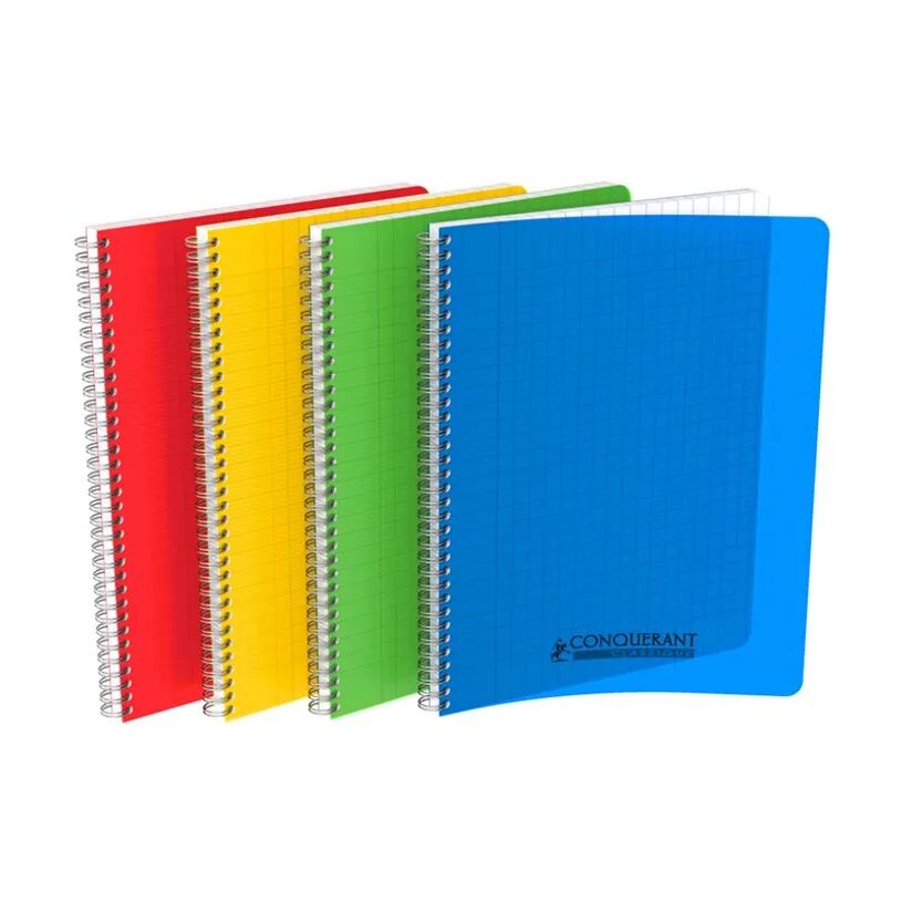 Cahier À Spirale A4 Grands Carreaux