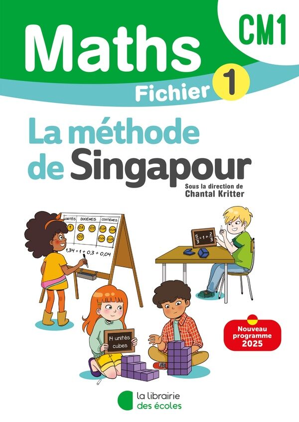 Maths La Méthode De Singapour Cm1 Fichier 1 + Fichier 2