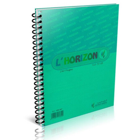 Cahier Spirale 240p Petits Carreaux 70g Grand Format A4 Lhorizon