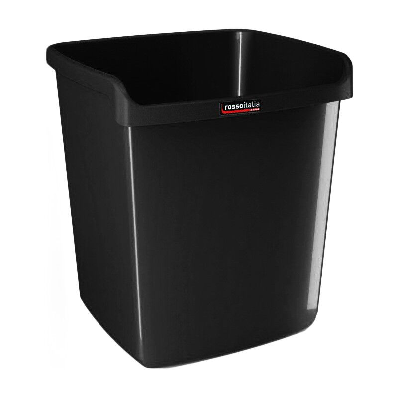 Corbeille En Plastique Rossoitalia Noir Arda Réf. 8116rin