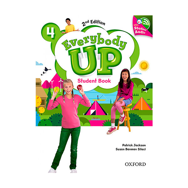 Pack Everybody Up 4 – Student Book + Workbook, Manuel D’anglais