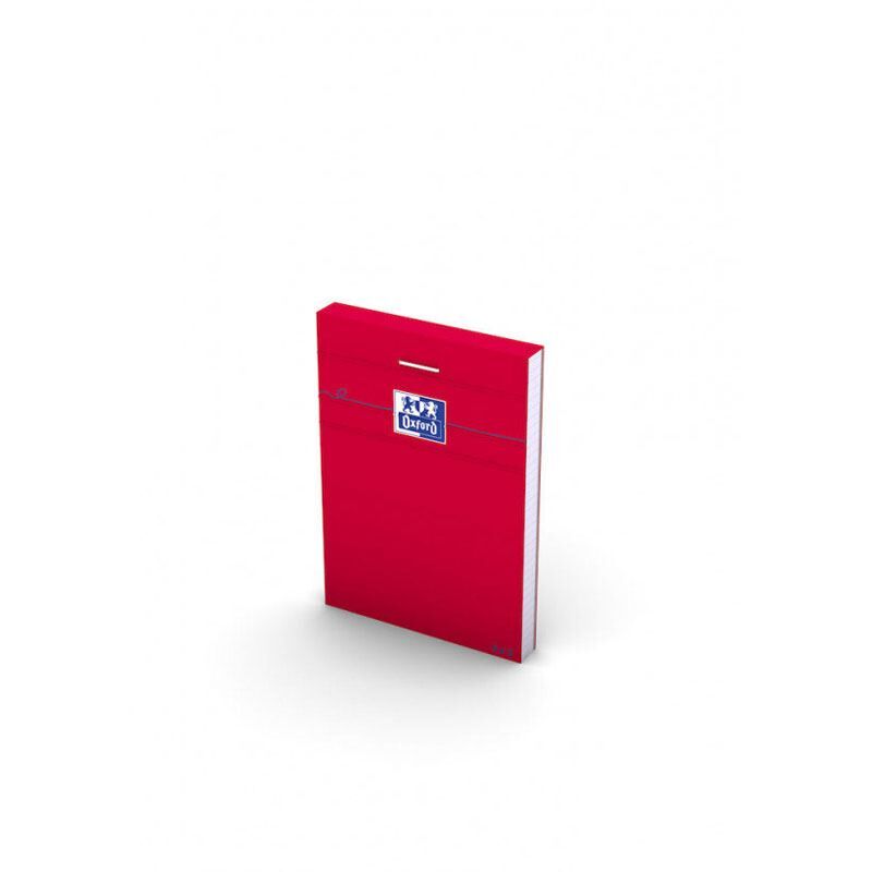 Bloc Note Agrafe Rouge 160p A7 Petit Carreaux