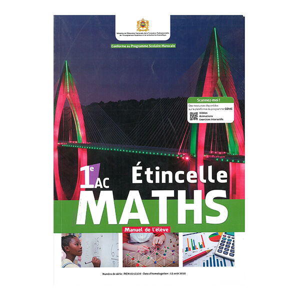 Etincelle Maths 1 Ac 2020 Conforme Au Programme Scolaire Marocain