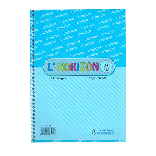 Cahier Spirale 240p Grands Carreaux 70g Grand Format A4