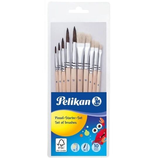  Kit De 10 Pinceaux Starter