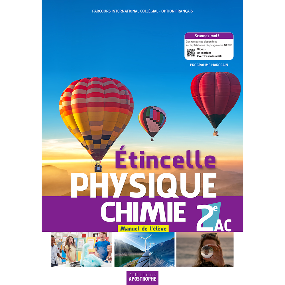 Etincelle Physique Chimie 2ème A.c Manuel De Lélève
