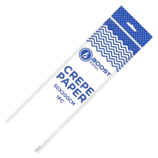 Papier Crépon 50 × 200 Blanc Boost School Réf. 85713