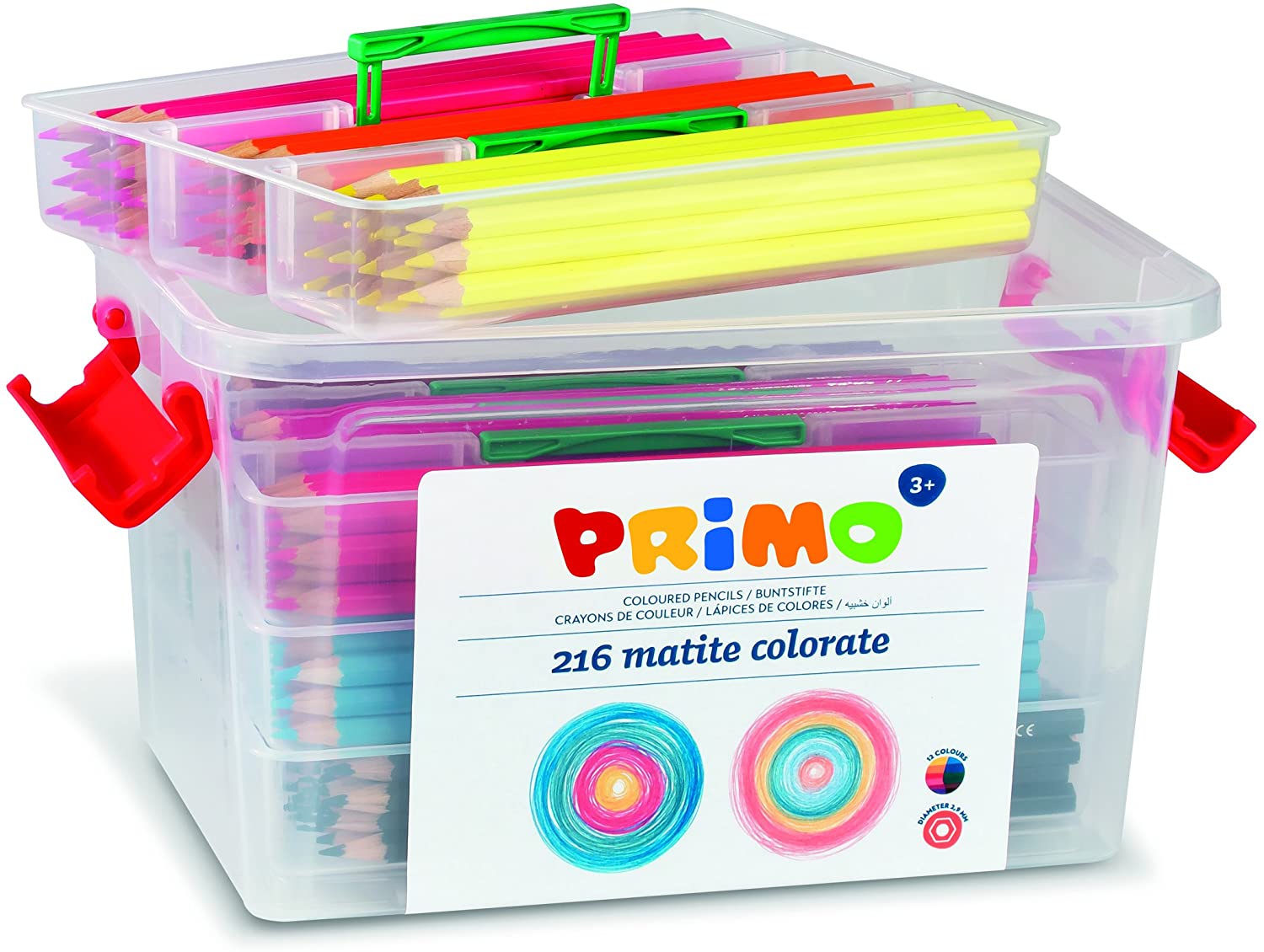Mallette 216 Crayons De Couleur