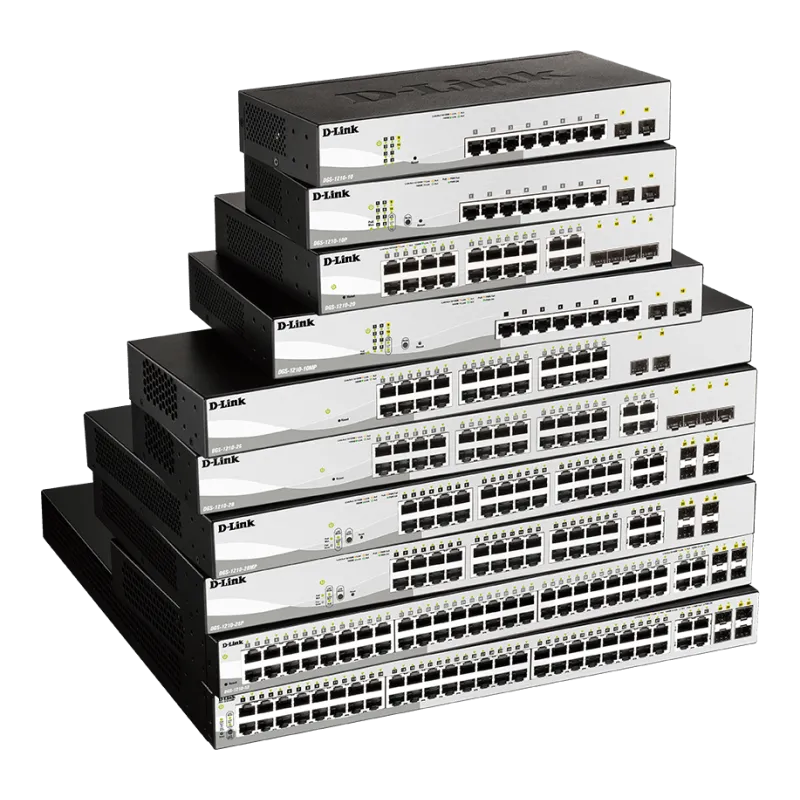 Smart Switch 8 Ports Gigabit 10/100/1000 Mbps + 2 Ports Combo Gigabit/sfp (dgs-1210-10) thumbnail 3