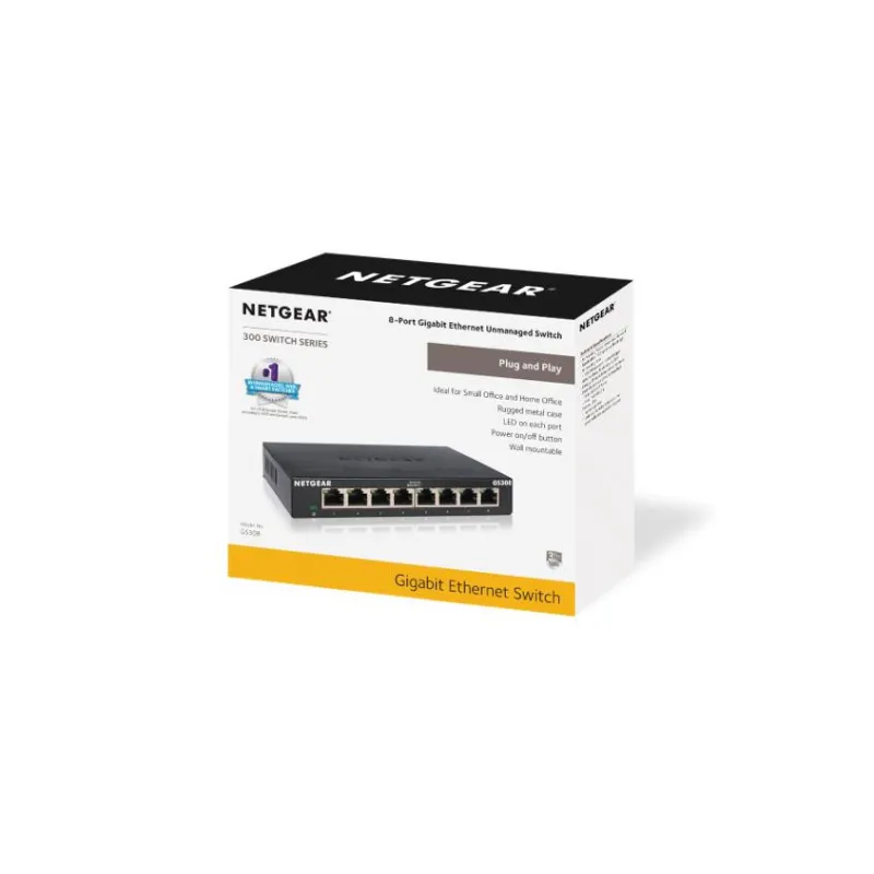 Gs308-300uks - Switch Non Mangeable 8 Ports Gigabit thumbnail 4