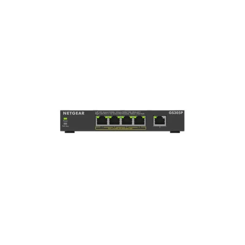 Netgear Gs305p Switch 5xge (4xpoe+ 63w) thumbnail 4