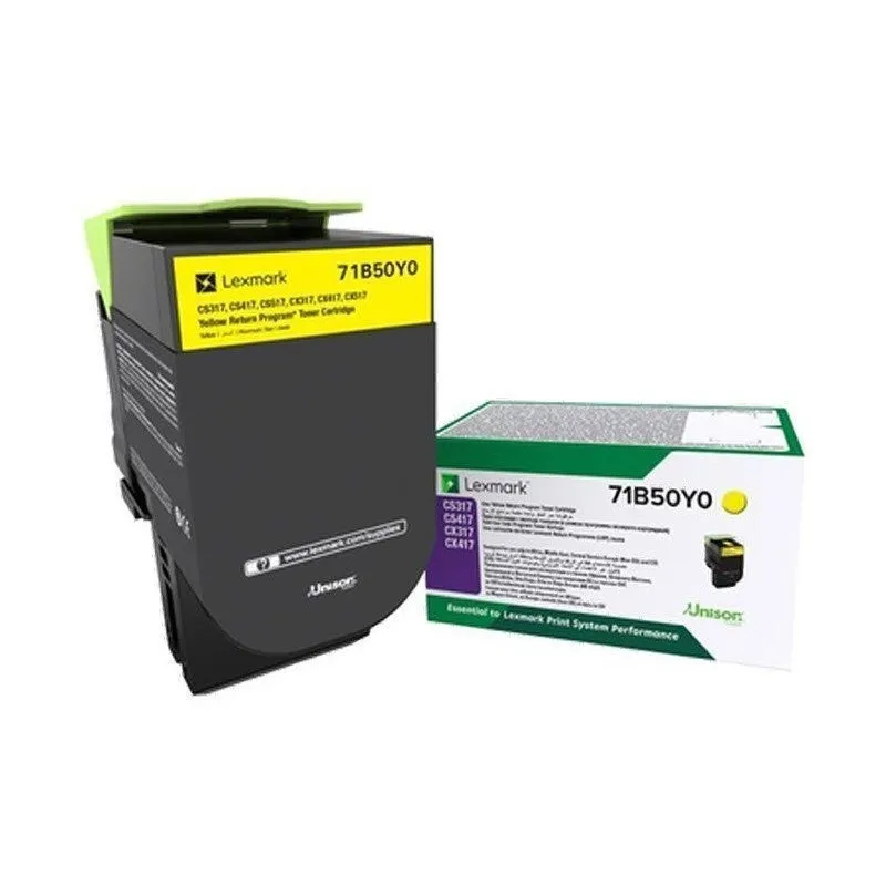Toner Jaune Standard Cs/x317 (71b50y0)