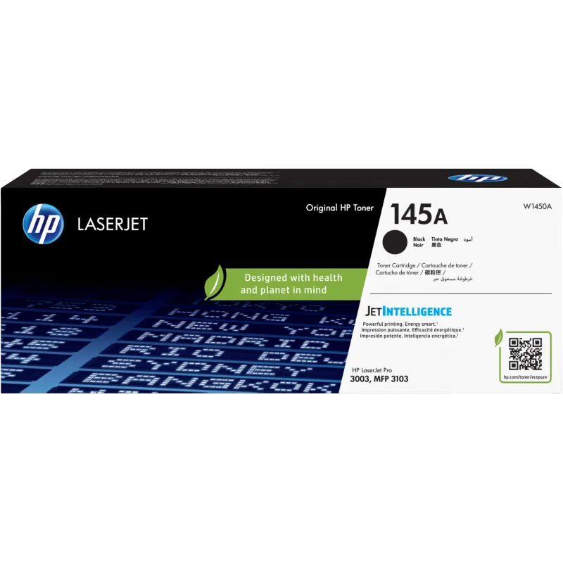 Toner Hp Laserjet D'origine - 145a Noir (w1450a)