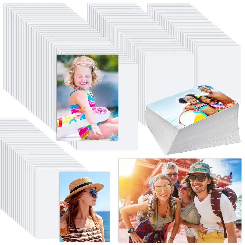 Papier Photo 13cm×18cm (100 Pcs) Pour Tous Les Imprimantes Photos thumbnail 3