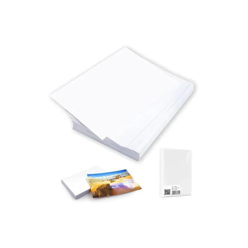 Papier Photo 10cm×15cm (100 Pcs) Glossy Pour Tous Les Imprimantes Photos